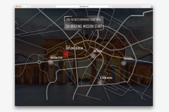 Berlin Station microsite by Wirewax and Ayzenberg, Global
