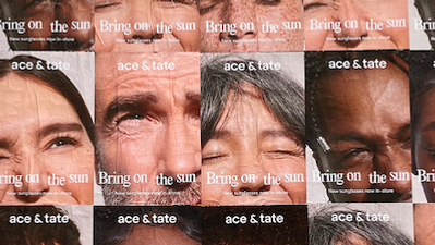 Ace & Tate’s sunglasses campaign features no sunglasses