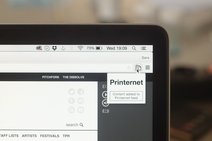 Printernet by Sara Sturges at Design Academy Eindhoven. Photography by Lisa Klappe