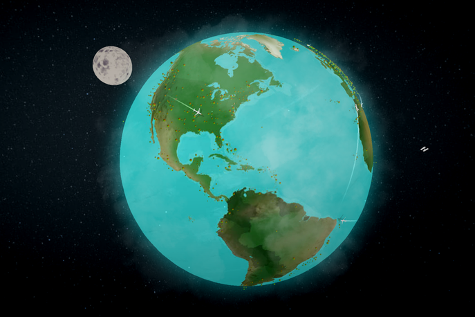 Air bnb interactive map,  #Onelessstranger campaign