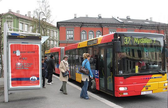 Oslo's biomethane buses