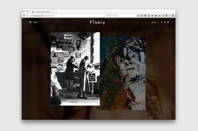 In the Mood For online feature from Finery, UK