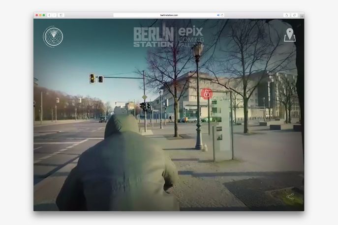 Berlin Station microsite by Wirewax and Ayzenberg, Global