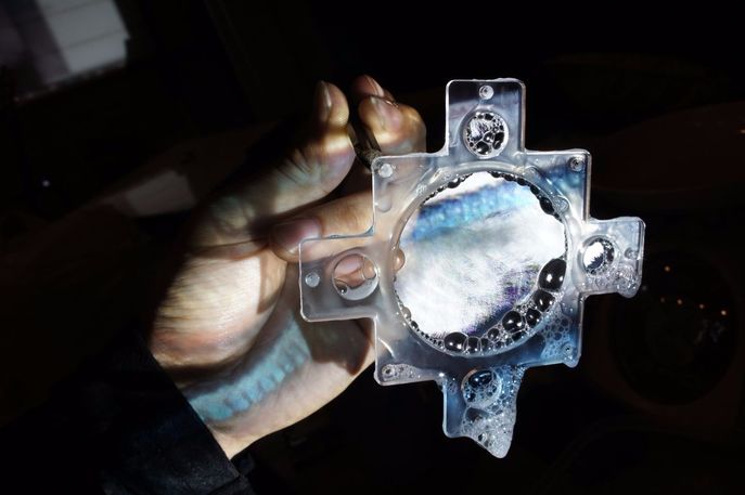 The Colloidal Display programmable soap bubbles, Digital Nature Group