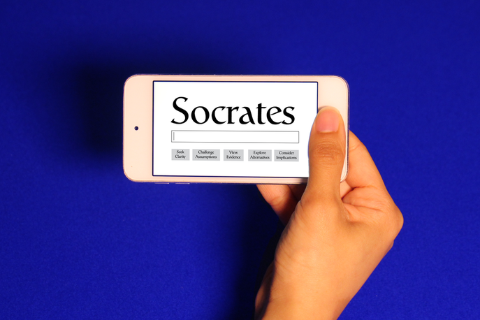 Socratic Search by Ted Hunt, London