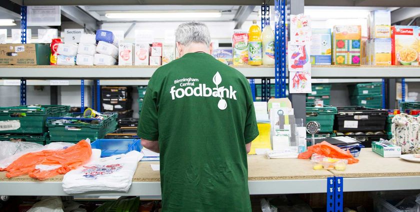 Food bank use in the UK is on the rise