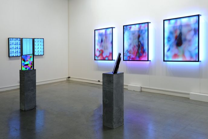  Installation view of Jonas Lund at Steve Turner, MiArt Milan. Photography courtesy of the artist and Steve Turner, Los Angeles