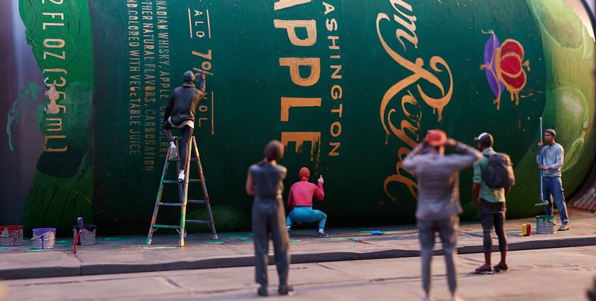 This whisky campaign is a nod to the metaverse