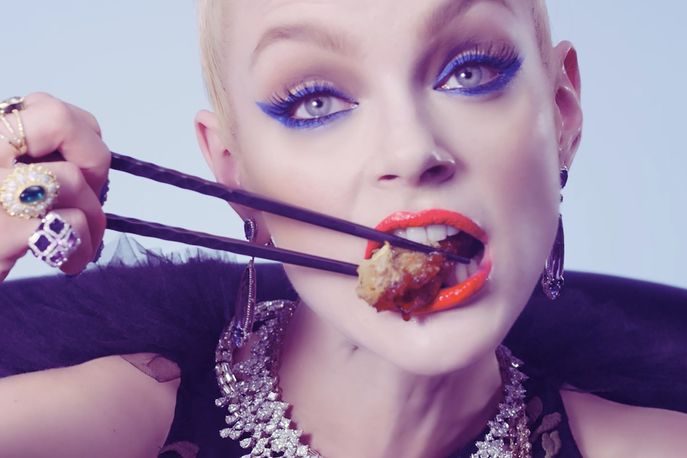 Muk Bang with Jessica Stam for Vogue Korea