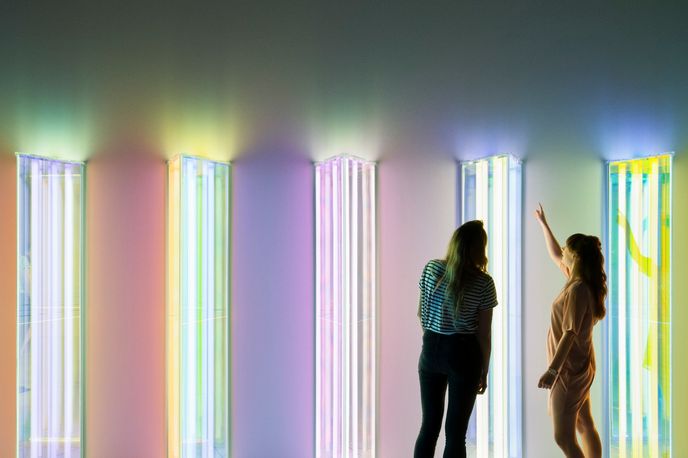 Our Spectral Vision by Liz West at The Natural History Museum, London