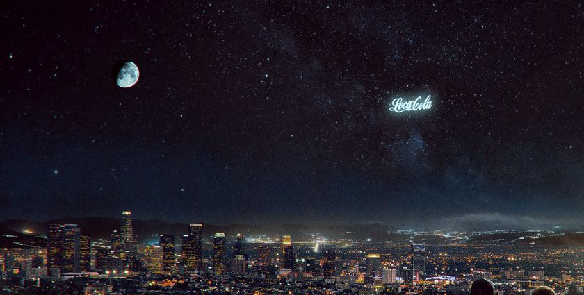 A Russian start-up wants to display ads in the sky