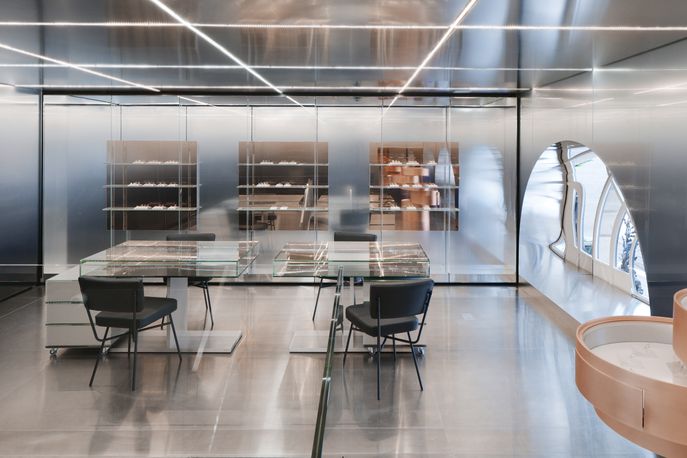 Repossi Place Vendome flagship store by OMA, Paris. Photography by Cyrille Weiner