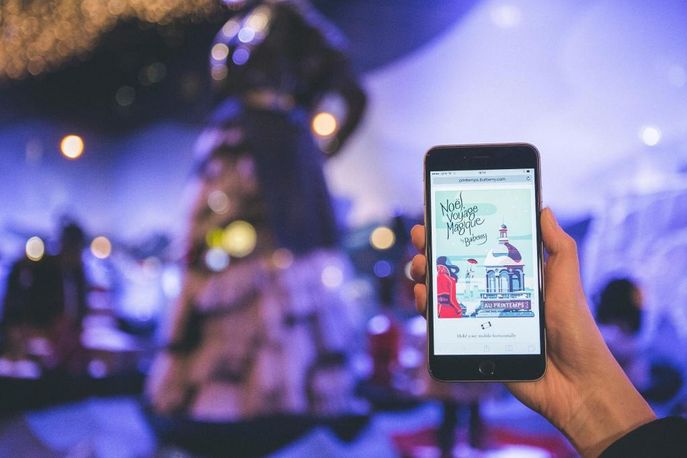 The Magical Christmas Journey By Burberry at Printemps, Paris