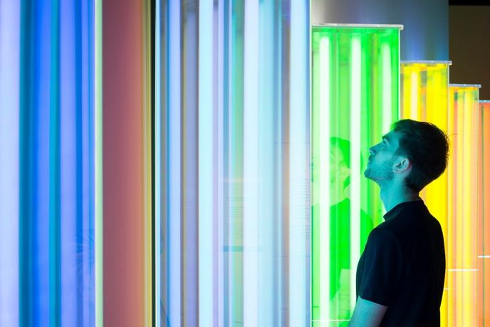 Our Spectral Vision by Liz West at The Natural History Museum, London