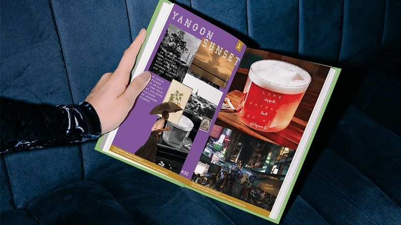 Burma Burma Restaurant zine by Naughty Naughty Studio, India