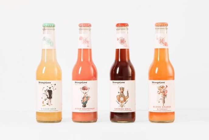 Organic energy drink by Marx for Strangelove, Australia