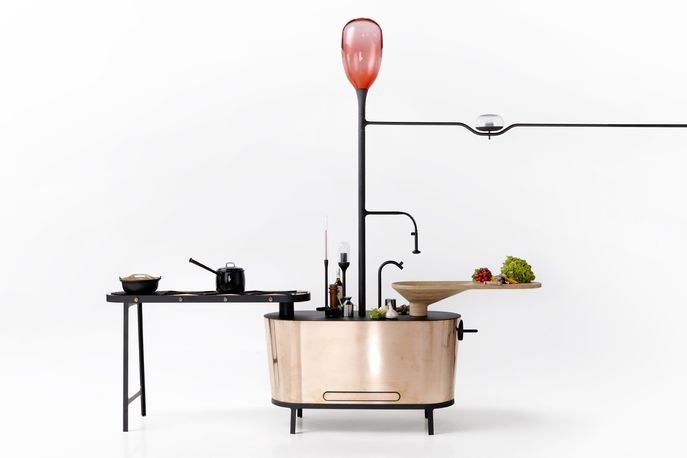 Biodigester Kitchen Island, Dutch Design Week