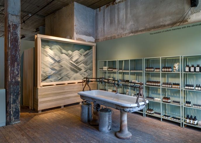 Frida Escobedo's installation for Aesop