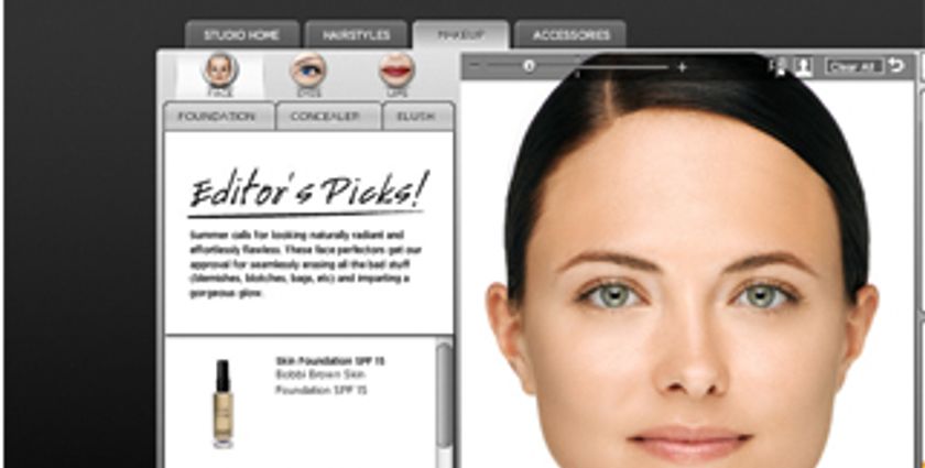 Cover-up: Website gives virtual makeover