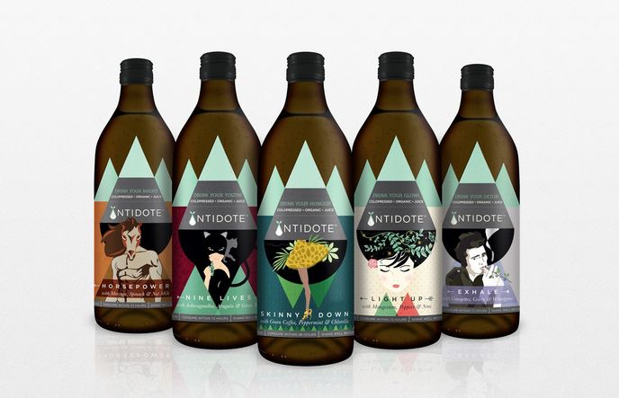 Antidote packaging by Double Decker Design 
