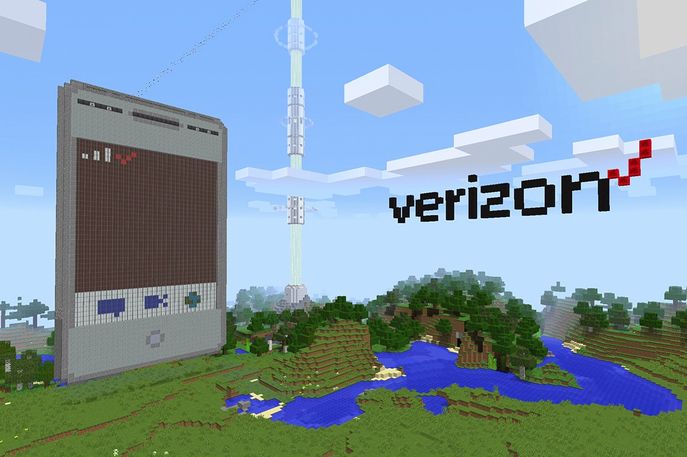 Verizon communications network within Minecraft, Global