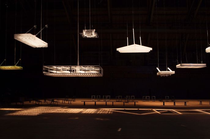 Danny The Street, exhibited at 'Hypothesis’ by Philippe Parreno, HangarBicocca, Milan, photography by Andrea Rossetti