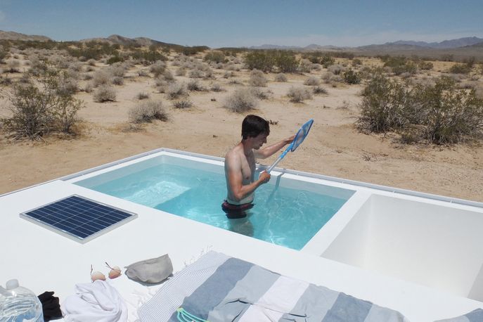 Social Pool by  Alfredo Barsuglia, Mojave Desert, CA