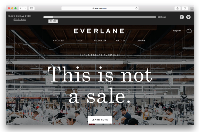 Everlane website