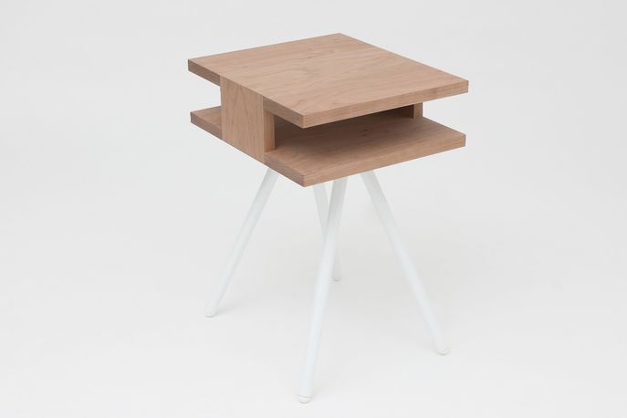 Steel Wood Table by Thom Fougere Studio at Stockholm Design Week, Sweden