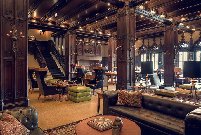Chicago Athletic Association hotel designed by Roman and Williams, US