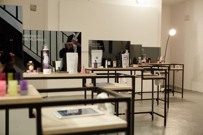 The Ethnographic Vanity Room shown at the Beauty Futures Forum at The Future Laboratory, London