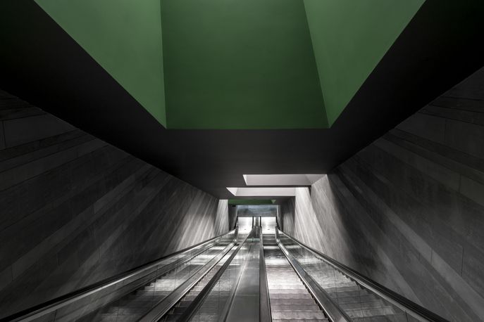 The Hub Performance and Exhibition centre by Neri&Hu, Shanghai. Photography by Dirk Weiblen