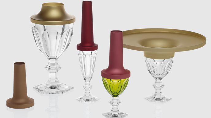 Hats by Sophie Depery at ECAL for Baccarat