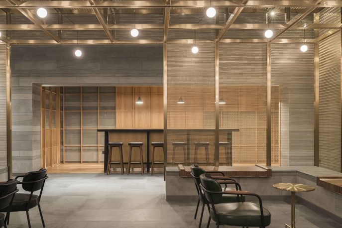 The Hub Performance and Exhibition centre by Neri&Hu, Shanghai. Photography by Dirk Weiblen