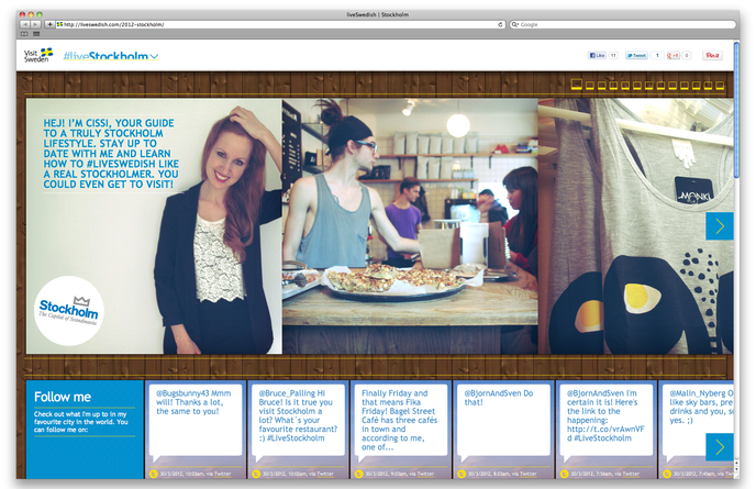 Live Stockholm website