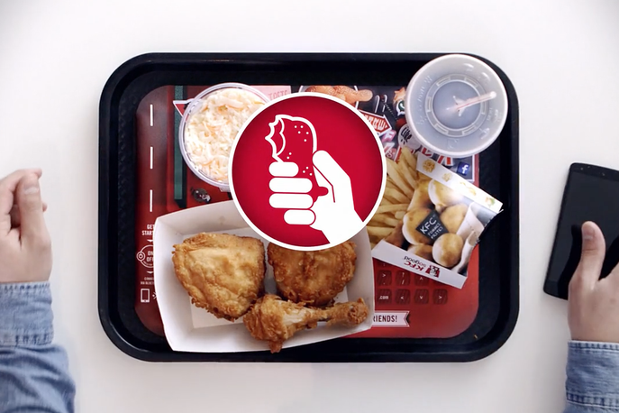 Tray Typer by Serviceplan for KFC, Germany