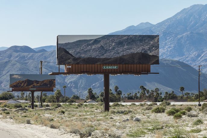 Visible Distance by Jennifer Bolande for Desert X, California. Photography by Lance Gerber