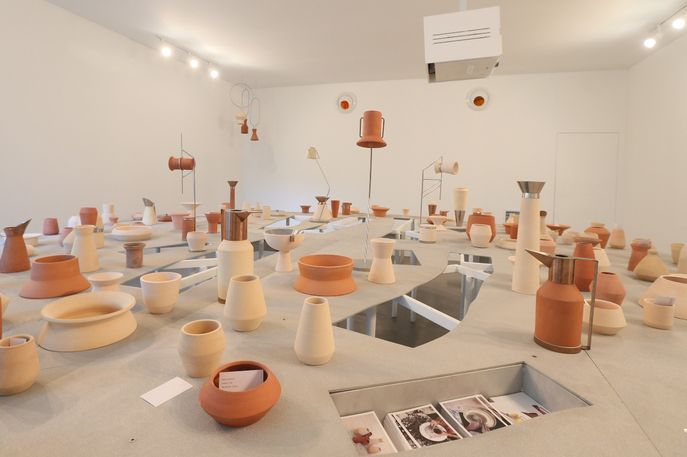 Bahrain pavilion at Abwab, part of Dubai Design Week, Dubai 