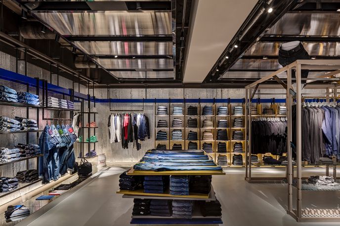 Harvey Nichols menswear department, London