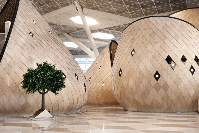 Heydar Aliyev Airport by Autoban studio 