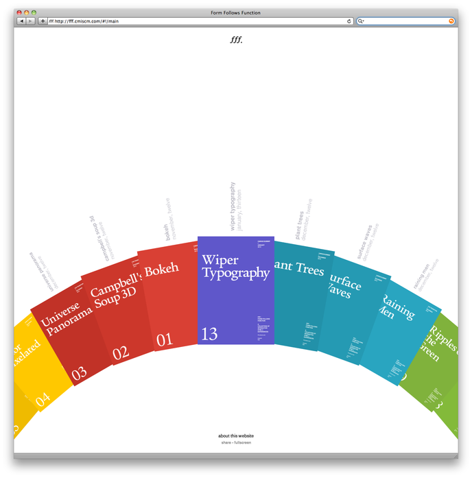 Form Follows Function website