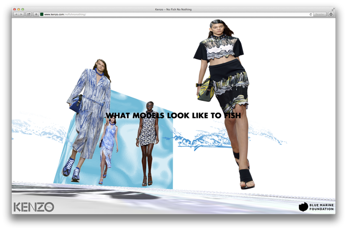 Kenzo No Fish Microsite by OK Focus