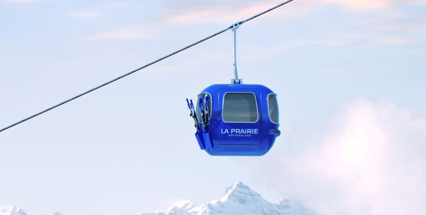 La Prairie takes luxury skincare to the slopes