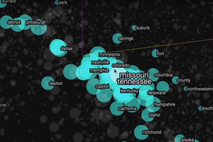 Visualising High-Dimensional Data by Daniel Smilkov, Fernanda Viégas, Martin Wattenberg and Google Big Picture team, US