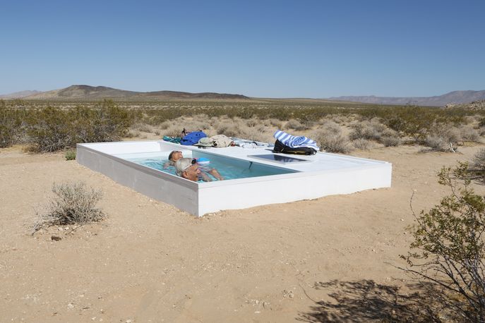 Social Pool by  Alfredo Barsuglia, Mojave Desert, CA
