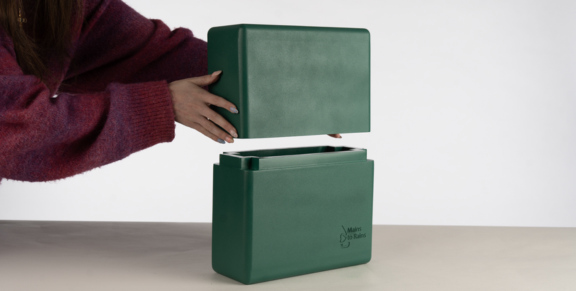 Student designs retrofit innovation that turns rain into water for toilets