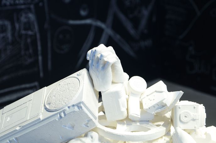 The Future Was Written by Daniel Arsham at Design Miami/ 2015