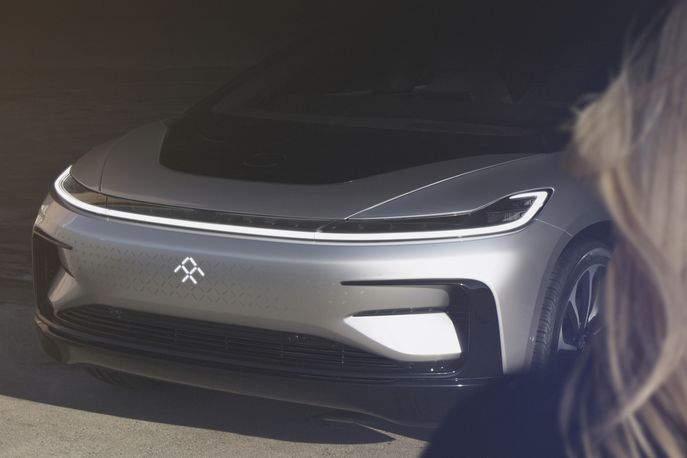 FF 91 car by Faraday Future, Las Vegas