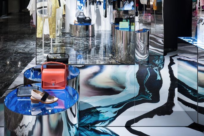 Philip Lim pop up by Schemata Architects