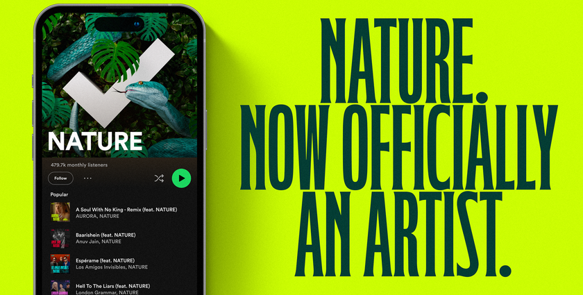 Nature has become an official Spotify artist as part of a UN conservation initiative 